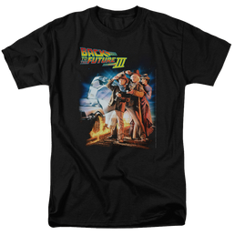 Back to the Future Trilogy Poster - Men's Regular Fit T-Shirt Men's Regular Fit T-Shirt Back to the Future   