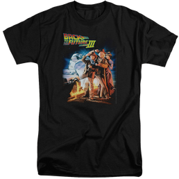 Back to the Future Trilogy Poster - Men's Tall Fit T-Shirt Men's Tall Fit T-Shirt Back to the Future   