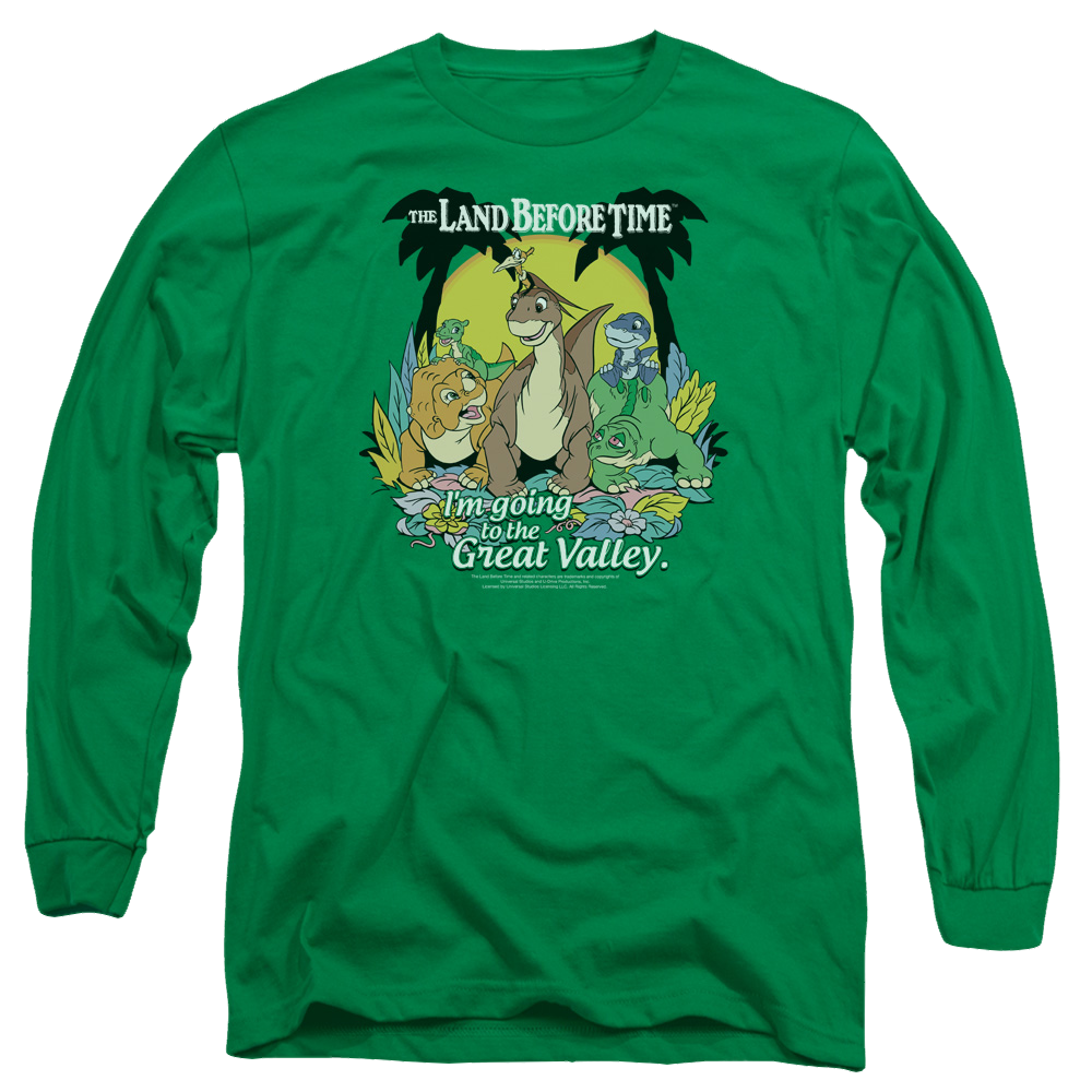 Land Before Time Great Valley - Men's Long Sleeve T-Shirt Men's Long Sleeve T-Shirt Land Before Time   