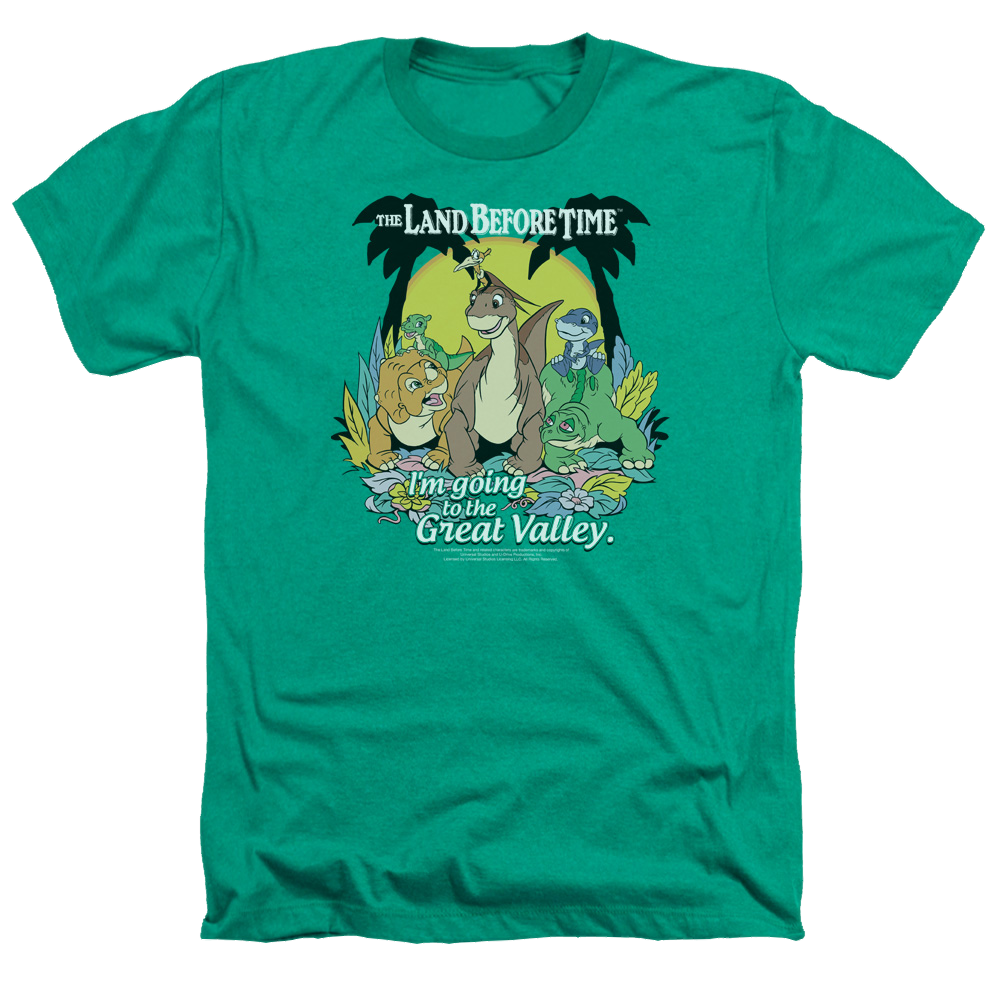 Land Before Time Great Valley - Men's Heather T-Shirt Men's Heather T-Shirt Land Before Time   