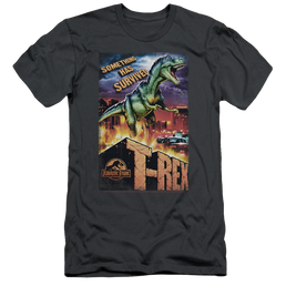 Jurassic Park Rex In The City Men's Slim Fit T-Shirt Men's Slim Fit T-Shirt Jurassic Park   