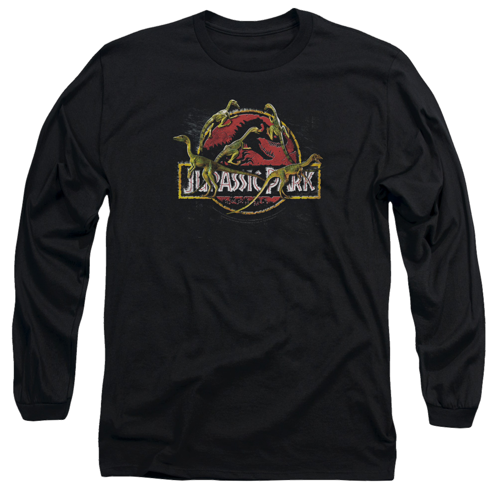 Jurassic Park Something Has Survived Men's Long Sleeve T-Shirt Men's Long Sleeve T-Shirt Jurassic Park   