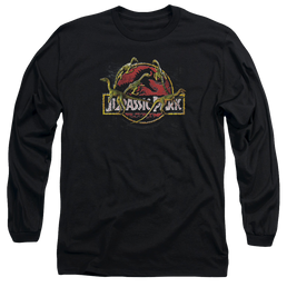 Jurassic Park Something Has Survived Men's Long Sleeve T-Shirt Men's Long Sleeve T-Shirt Jurassic Park   