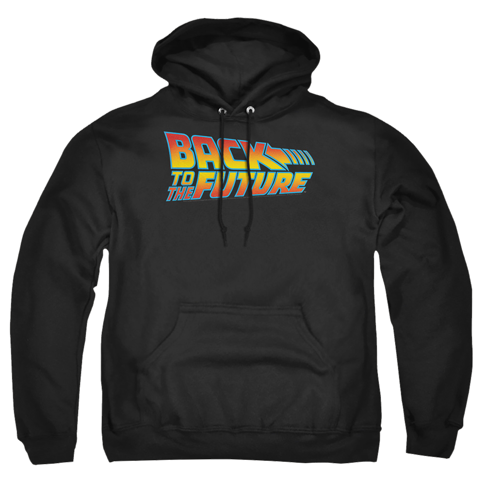 Back To The Future Logo - Pullover Hoodie Pullover Hoodie Back to the Future   