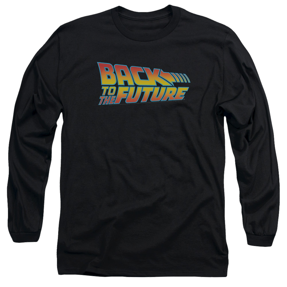 Back To The Future Logo - Men's Long Sleeve T-Shirt Men's Long Sleeve T-Shirt Back to the Future   