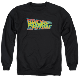 Back To The Future Logo - Men's Crewneck Sweatshirt Men's Crewneck Sweatshirt Back to the Future   