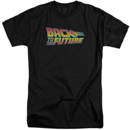 Back To The Future Logo - Men's Tall Fit T-Shirt Men's Tall Fit T-Shirt Back to the Future   