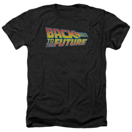 Back To The Future Logo - Men's Heather T-Shirt Men's Heather T-Shirt Back to the Future   