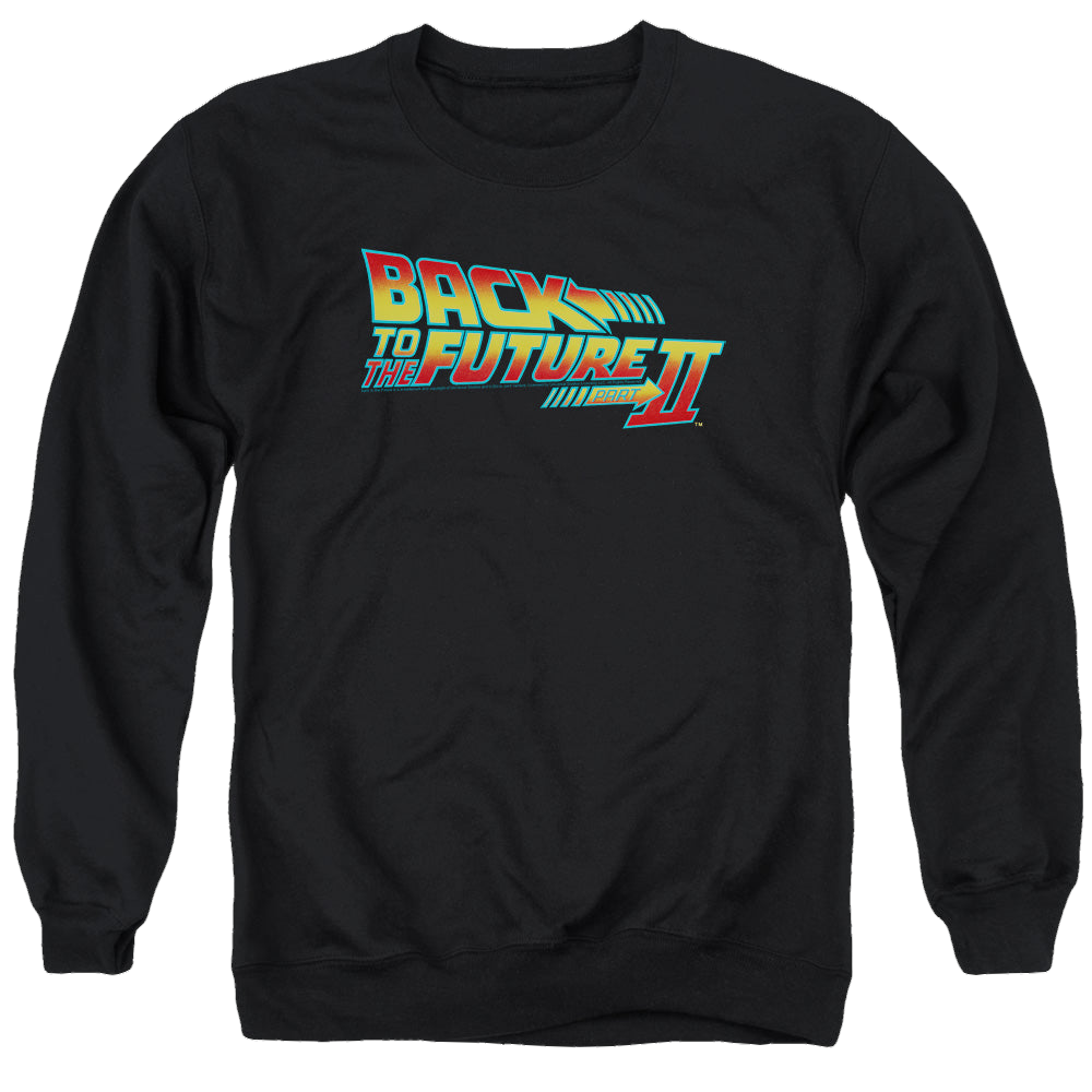 Back to the Future Trilogy Logo - Men's Crewneck Sweatshirt Men's Crewneck Sweatshirt Back to the Future   