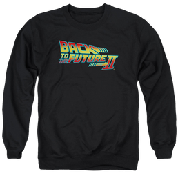 Back to the Future Trilogy Logo - Men's Crewneck Sweatshirt Men's Crewneck Sweatshirt Back to the Future   