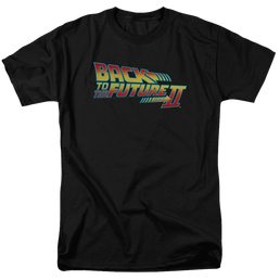 Back to the Future II Logo - Men's Regular Fit T-Shirt Men's Regular Fit T-Shirt Back to the Future   