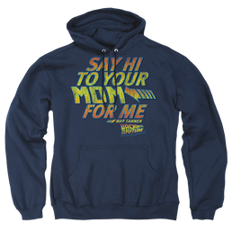 Back To The Future Say Hi - Pullover Hoodie Pullover Hoodie Back to the Future   