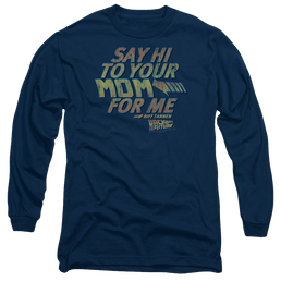 Back To The Future Say Hi - Men's Long Sleeve T-Shirt Men's Long Sleeve T-Shirt Back to the Future   