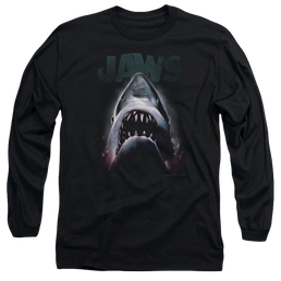 Jaws Terror In The Deep Men's Long Sleeve T-Shirt Men's Long Sleeve T-Shirt Jaws   