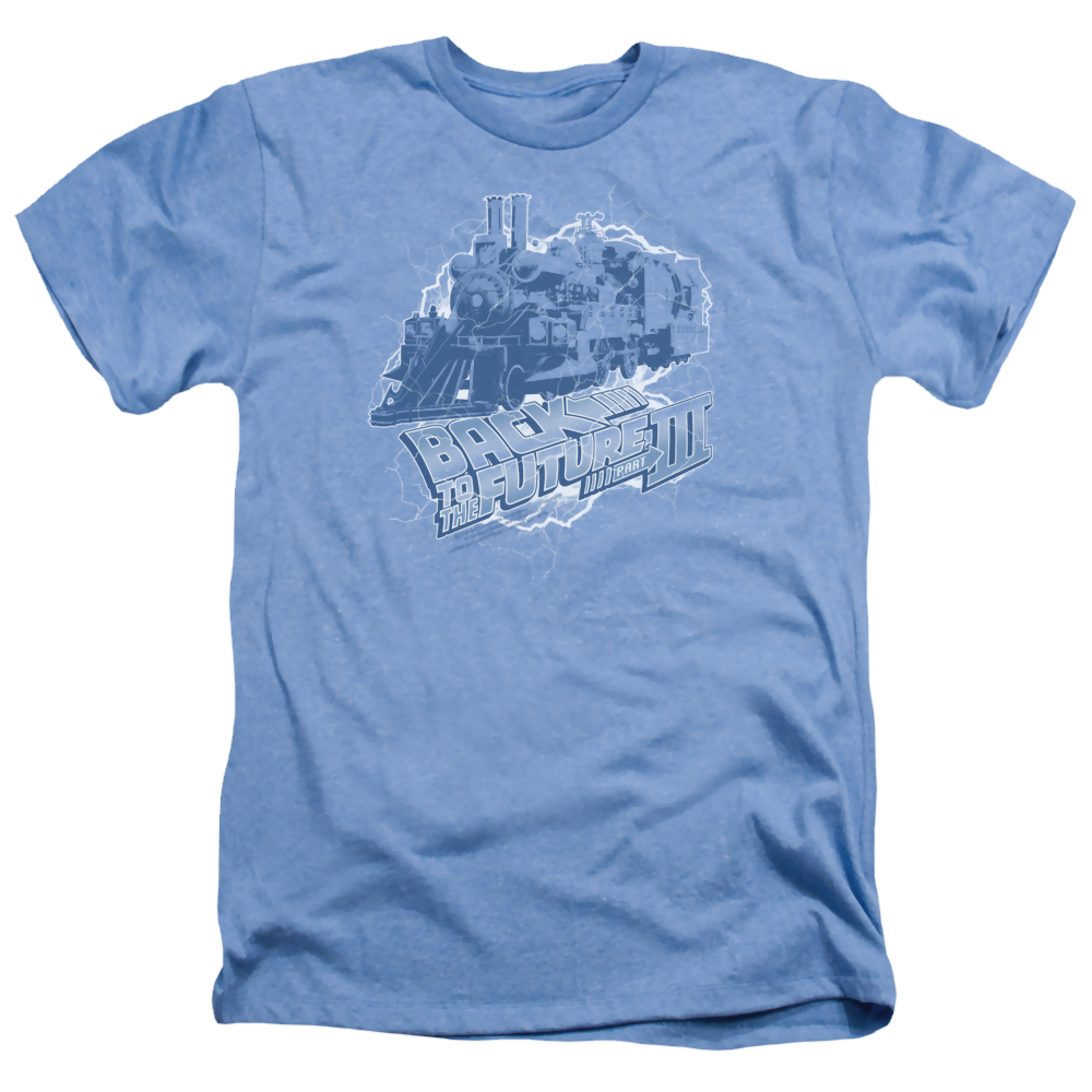 Back to the Future III Time Train - Men's Heather T-Shirt Men's Heather T-Shirt Back to the Future   