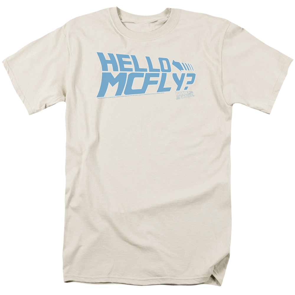 Back To The Future Hello Mcfly - Men's Regular Fit T-Shirt Men's Regular Fit T-Shirt Back to the Future   