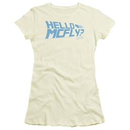 Back To The Future Hello Mcfly - Juniors T-Shirt Juniors T-Shirt Back to the Future   