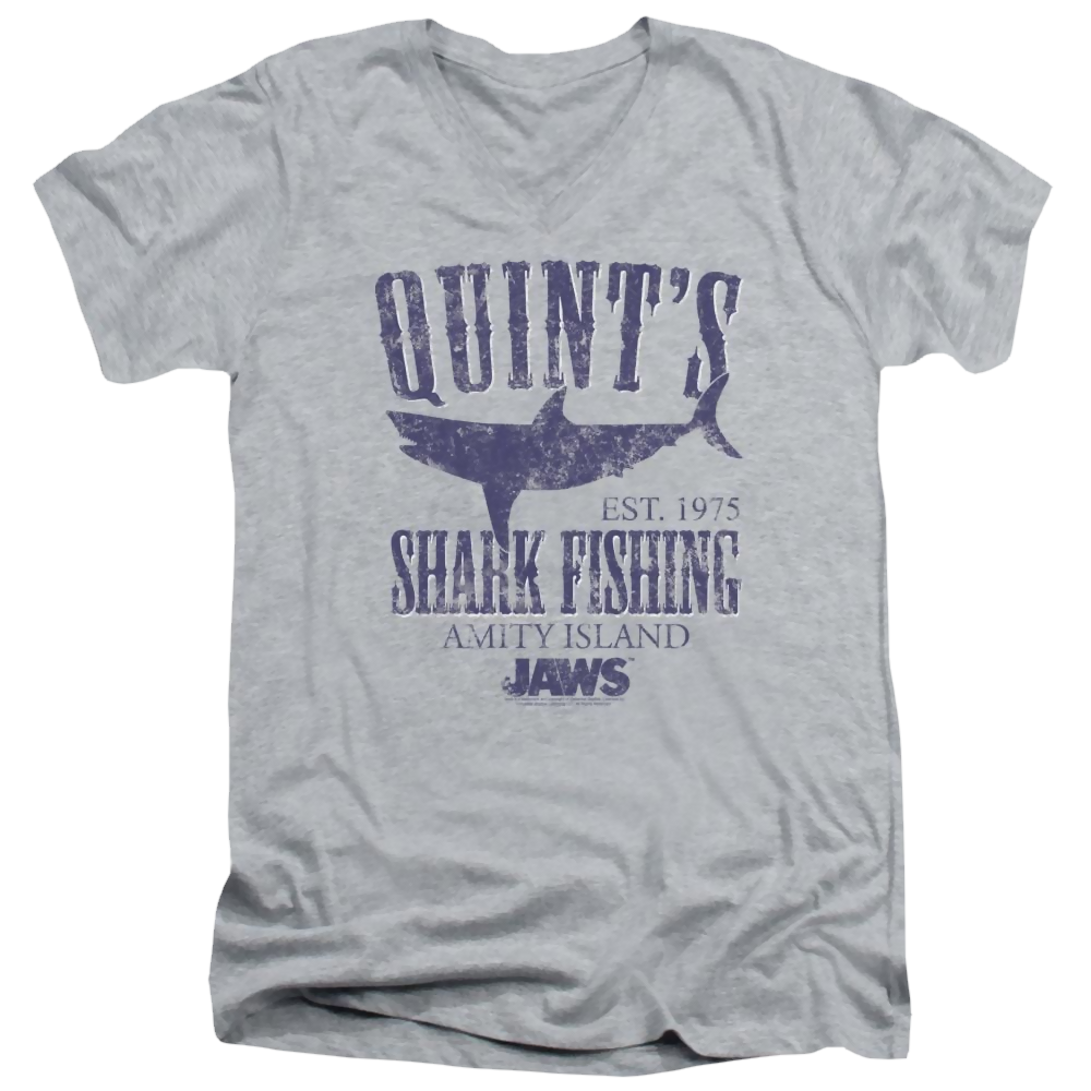 Jaws Quints Men's V-Neck T-Shirt Men's V-Neck T-Shirt Jaws   