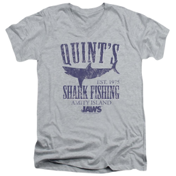 Jaws Quints Men's V-Neck T-Shirt Men's V-Neck T-Shirt Jaws   