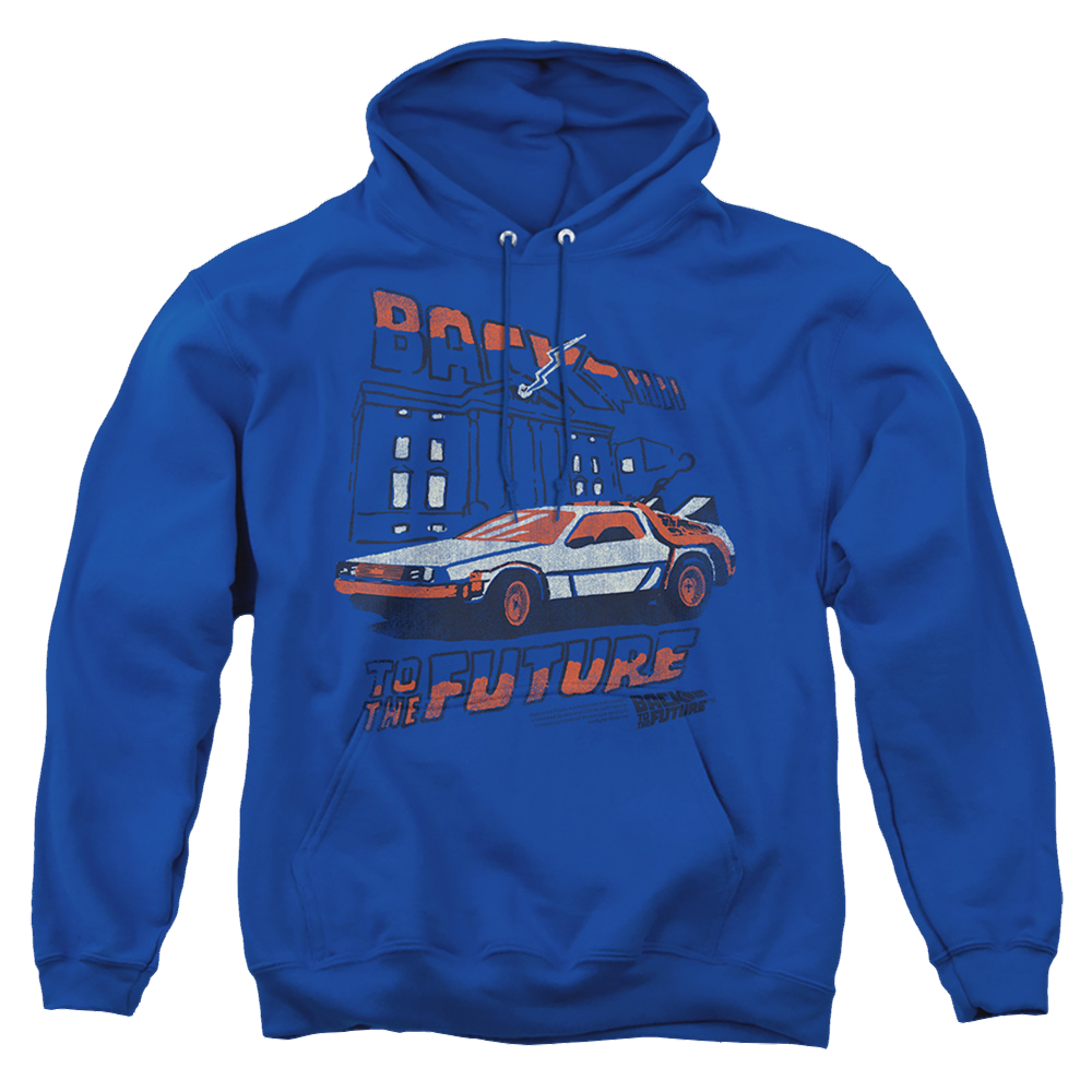 Back To The Future Lightning Strikes - Pullover Hoodie Pullover Hoodie Back to the Future   