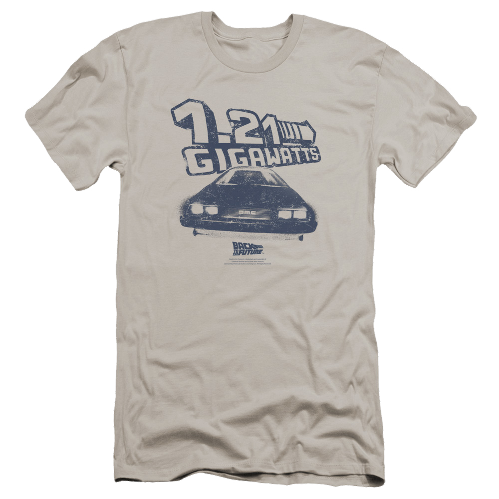 Back To The Future Gigawatts - Men's Premium Slim Fit T-Shirt Men's Premium Slim Fit T-Shirt Back to the Future   