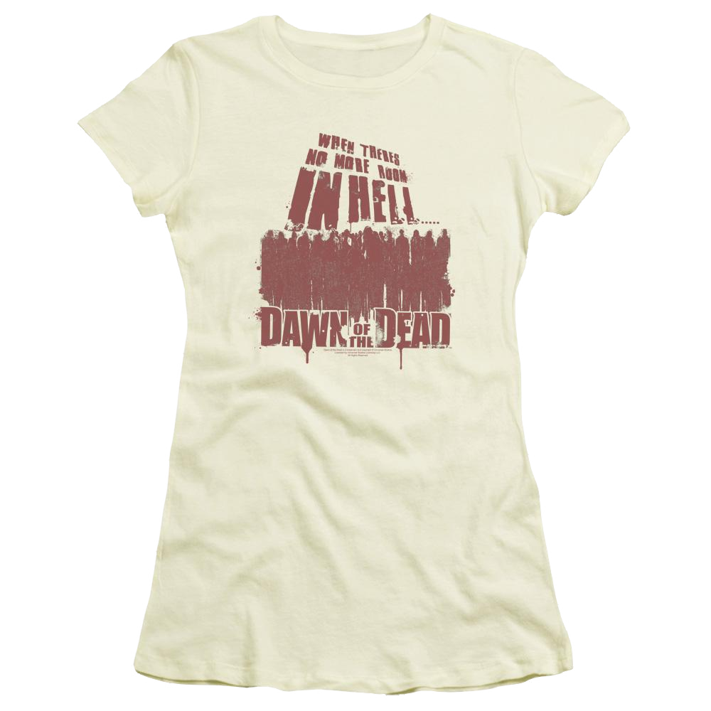 Dawn Of The Dead  No More Room - Juniors T-Shirt Juniors T-Shirt Dawn of the Dead   