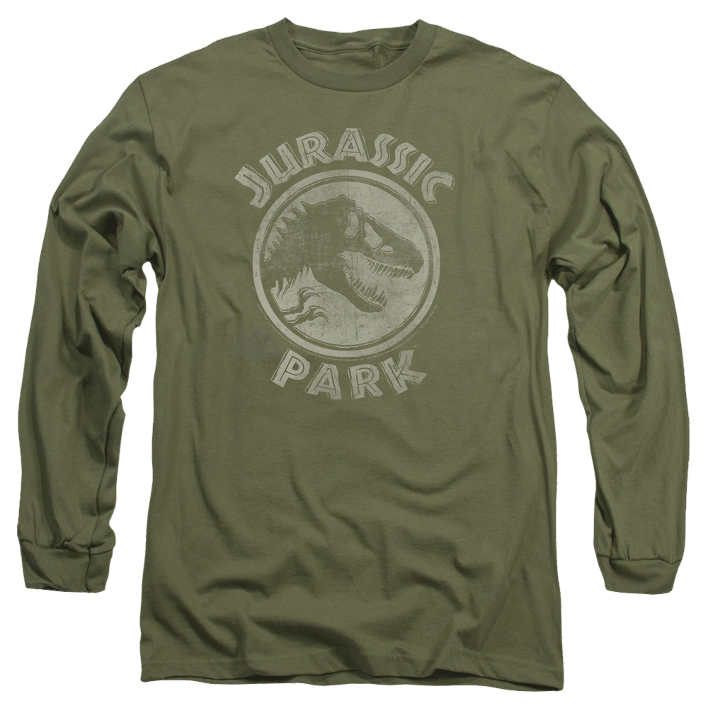 Jurassic Park Jp Stamp Men's Long Sleeve T-Shirt Men's Long Sleeve T-Shirt Jurassic Park   