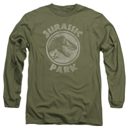 Jurassic Park Jp Stamp Men's Long Sleeve T-Shirt Men's Long Sleeve T-Shirt Jurassic Park   