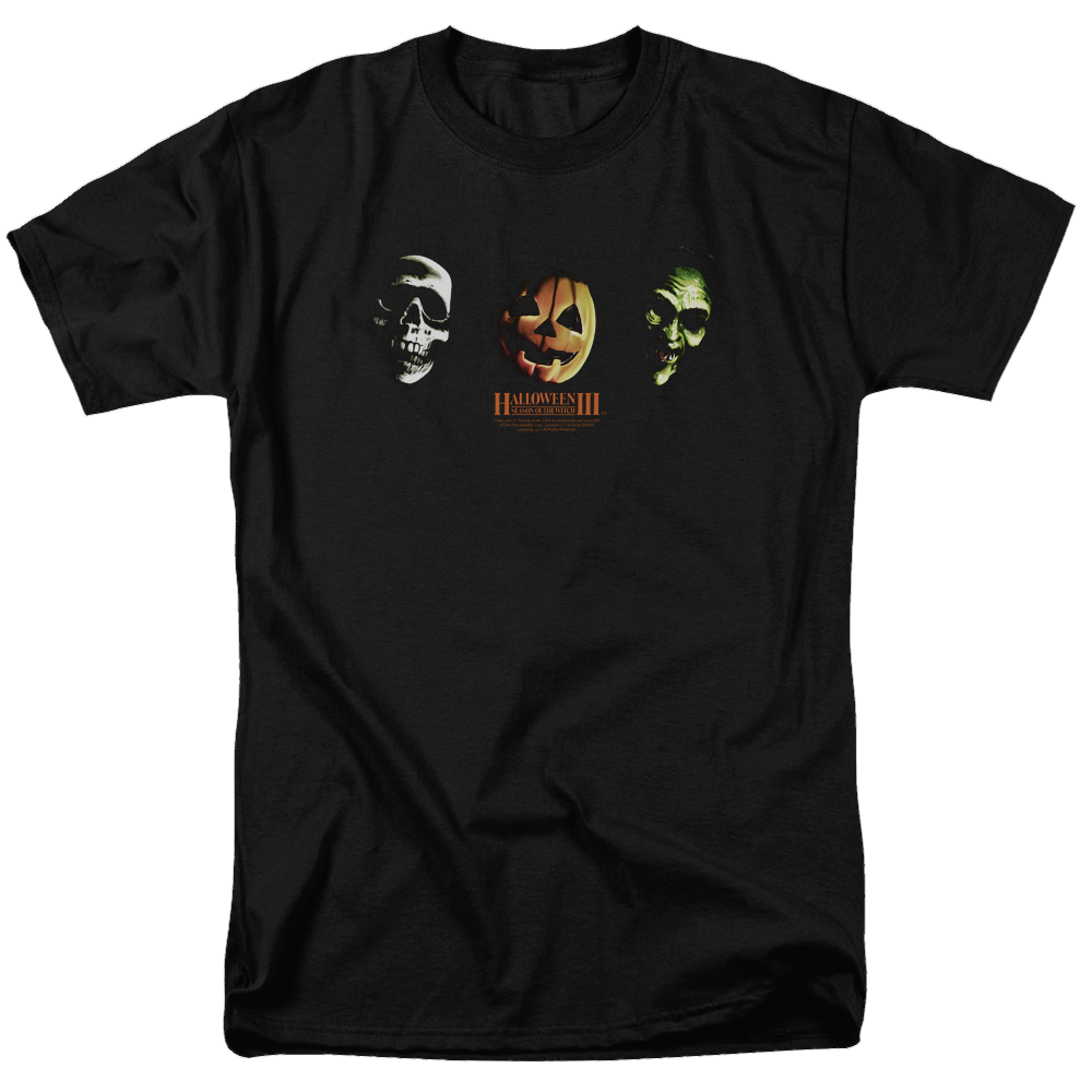 Halloween Three Masks Men's Regular Fit T-Shirt Men's Regular Fit T-Shirt Halloween   