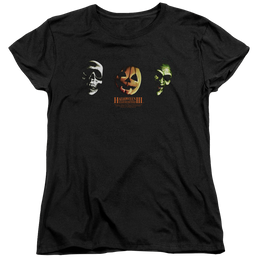 Halloween Three Masks Women's T-Shirt Women's T-Shirt Halloween   