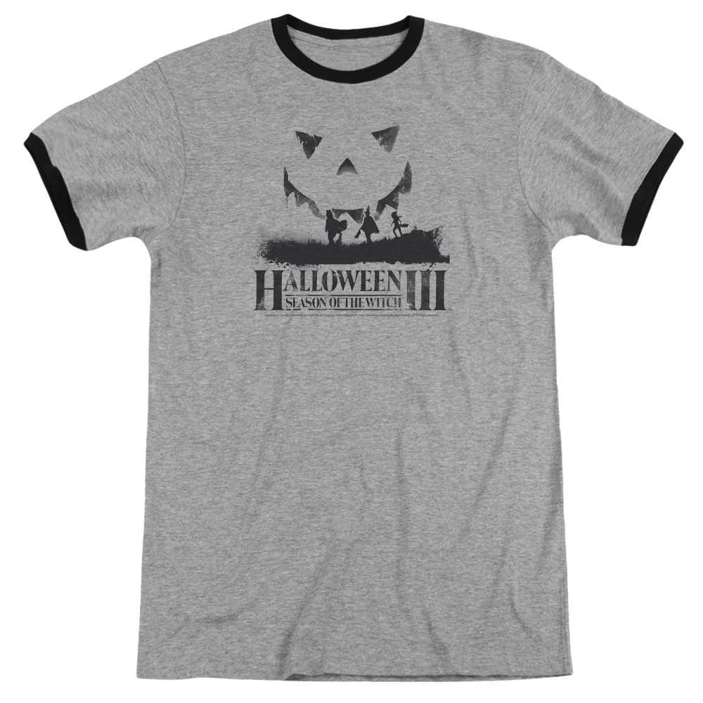 Halloween 3 Silhouette - Men's Ringer T-Shirt Men's Ringer T-Shirt Halloween   