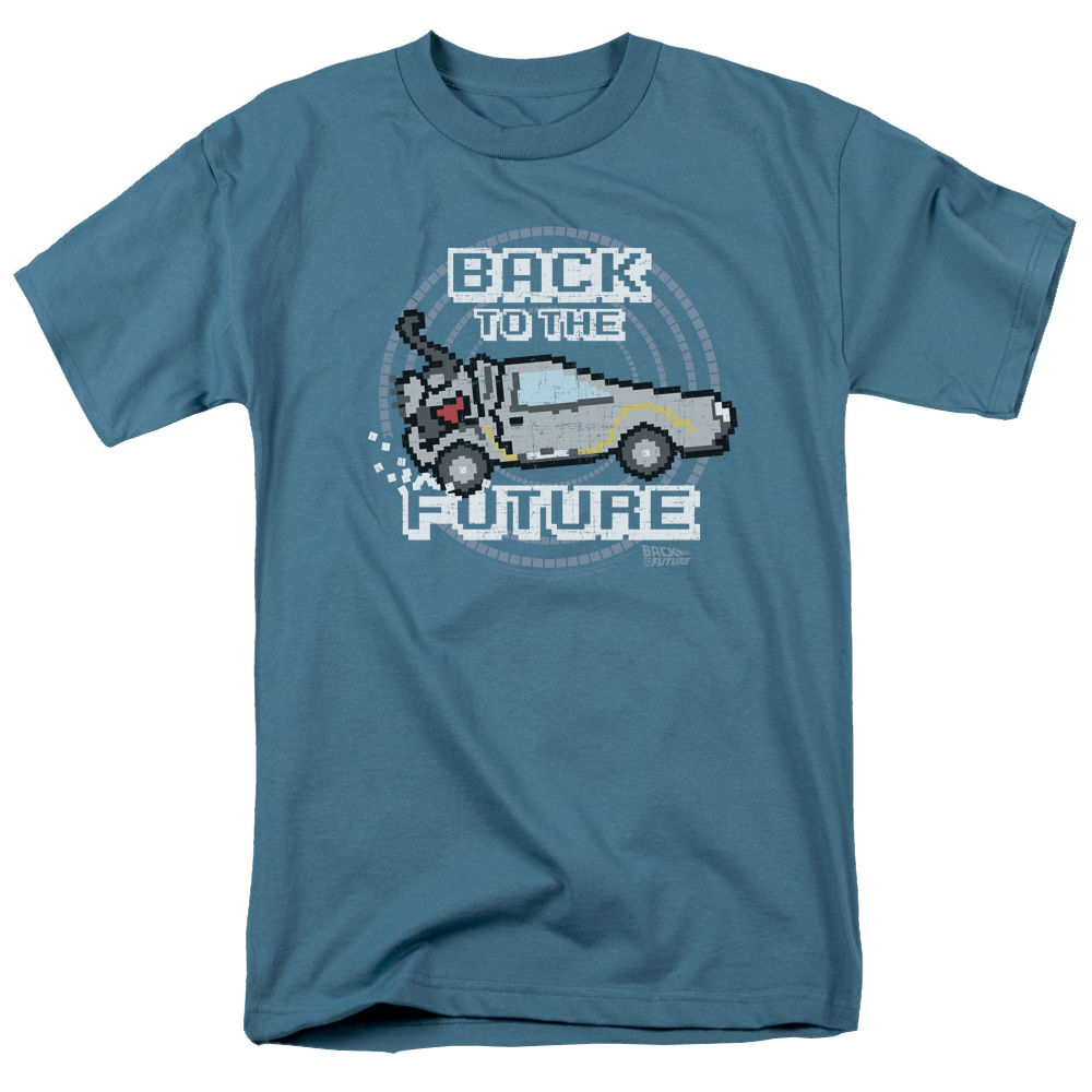 Back To The Future 8 Bit Future - Men's Regular Fit T-Shirt Men's Regular Fit T-Shirt Back to the Future   