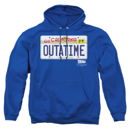 Back To The Future Outatime Plate - Pullover Hoodie Pullover Hoodie Back to the Future   