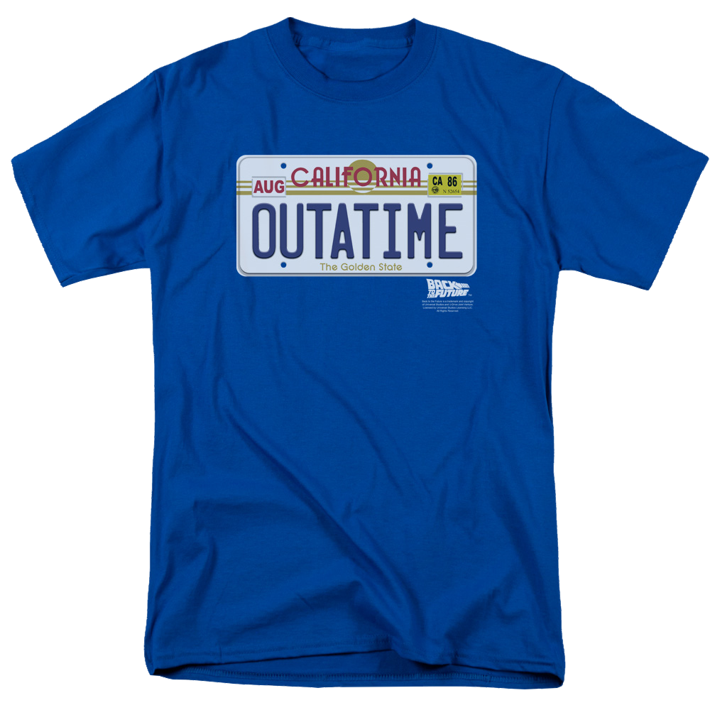 Back To The Future Outatime Plate - Men's Regular Fit T-Shirt Men's Regular Fit T-Shirt Back to the Future   