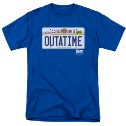 Back To The Future Outatime Plate - Men's Regular Fit T-Shirt Men's Regular Fit T-Shirt Back to the Future   