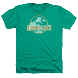 Jurassic Park Jp Orange Men's Heather T-Shirt Men's Heather T-Shirt Jurassic Park   