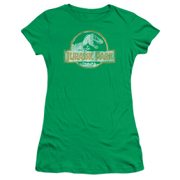 Jurassic Park Jp Orange Juniors T-Shirt Juniors T-Shirt Jurassic Park   