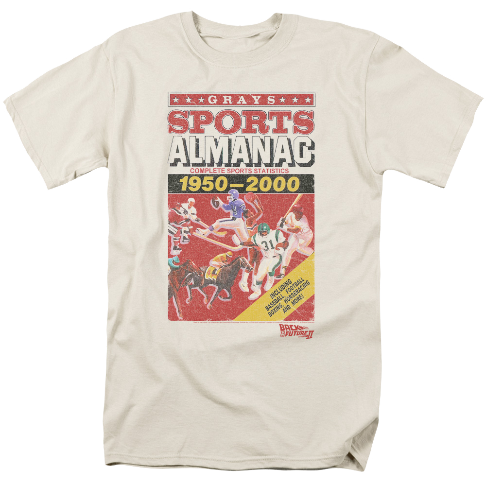 Back to the Future Trilogy Sports Almanac - Men's Regular Fit T-Shirt Men's Regular Fit T-Shirt Back to the Future   