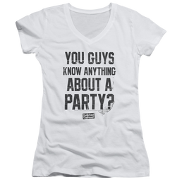 Dazed and Confused Party Time - Juniors V-Neck T-Shirt Juniors V-Neck T-Shirt Dazed & Confused   