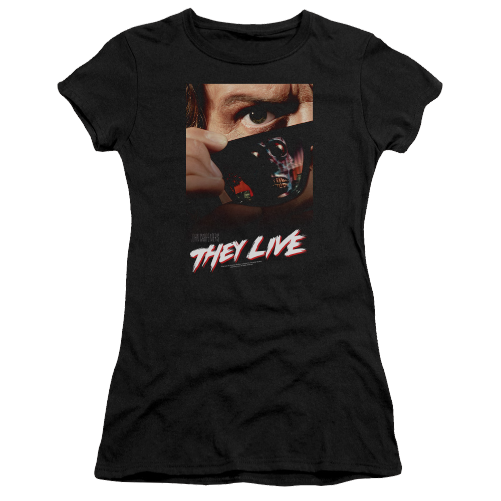 They Live Poster - Juniors T-Shirt Juniors T-Shirt They Live   