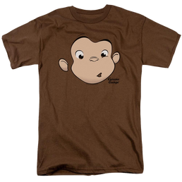 Curious George George Face - Men's Regular Fit T-Shirt Men's Regular Fit T-Shirt Curious George   