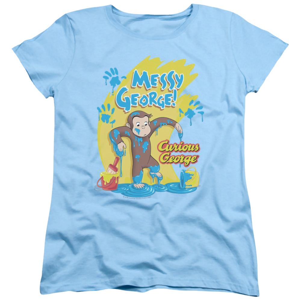 Curious George Messy George - Women's T-Shirt Women's T-Shirt Curious George   