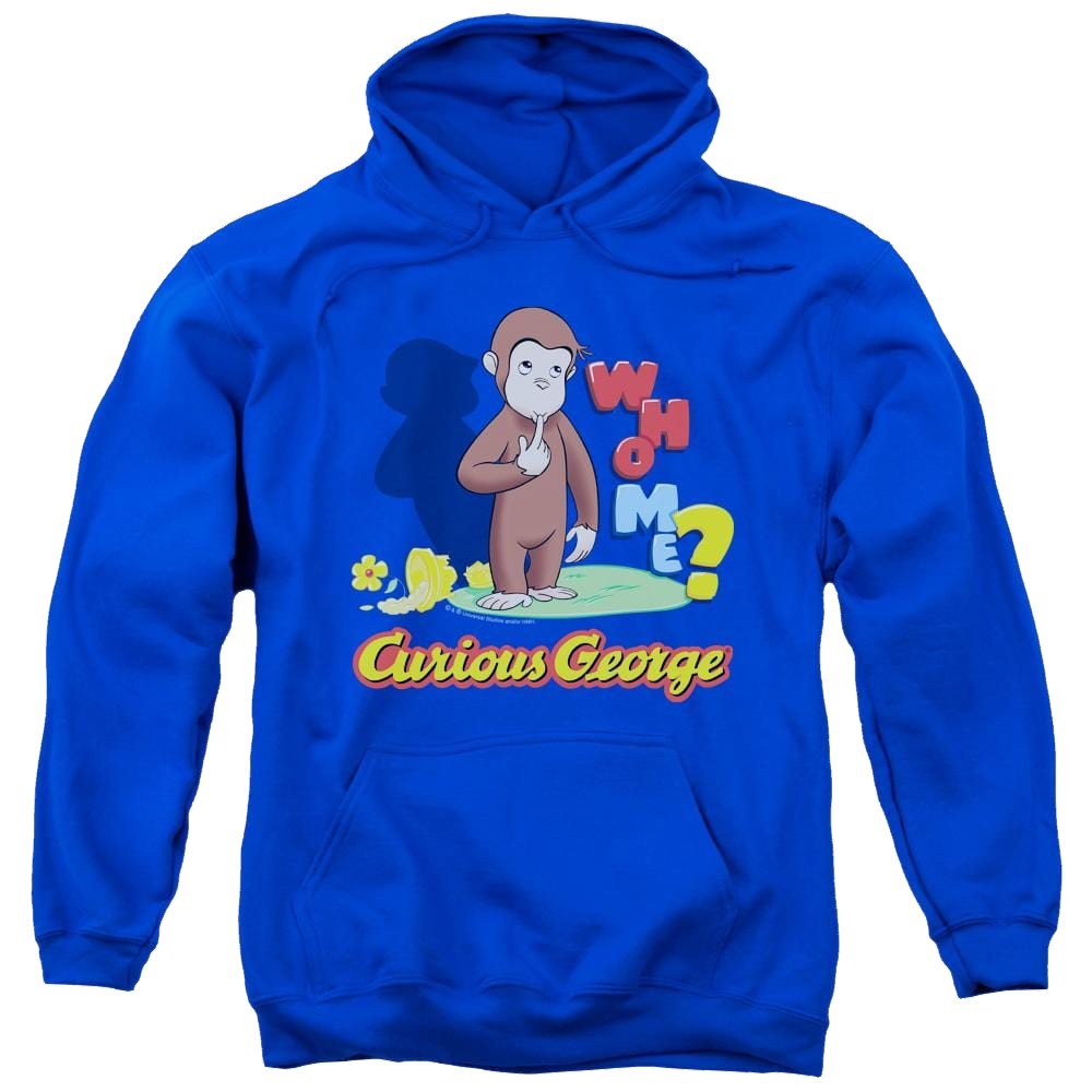 Curious George Who Me - Pullover Hoodie Pullover Hoodie Curious George   