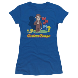 Curious George Who Me - Juniors T-Shirt Juniors T-Shirt Curious George   