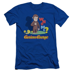 Curious George Who Me - Men's Slim Fit T-Shirt Men's Slim Fit T-Shirt Curious George   