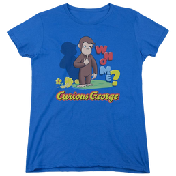Curious George Who Me - Women's T-Shirt Women's T-Shirt Curious George   