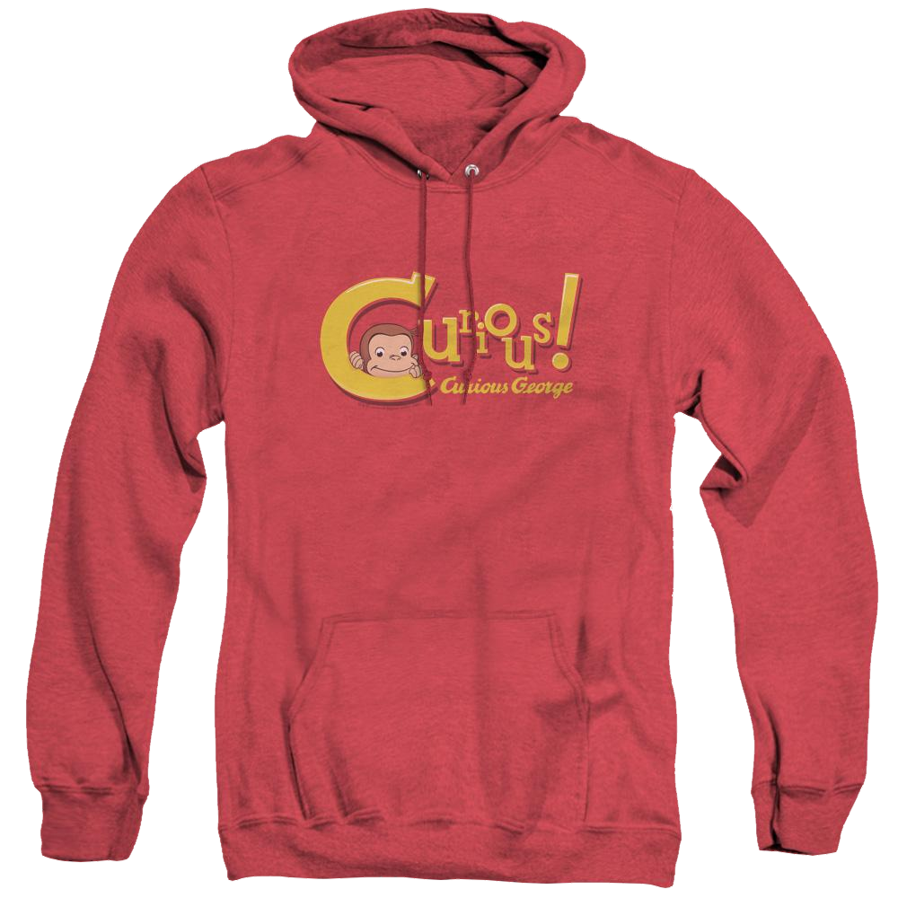 Curious George Curious - Heather Pullover Hoodie Heather Pullover Hoodie Curious George   