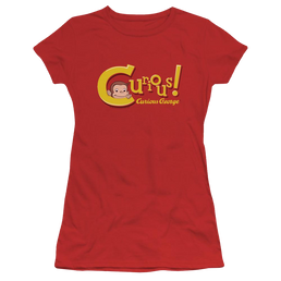 Curious George Curious - Juniors T-Shirt Juniors T-Shirt Curious George   