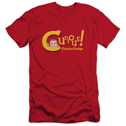 Curious George Curious - Men's Slim Fit T-Shirt Men's Slim Fit T-Shirt Curious George   