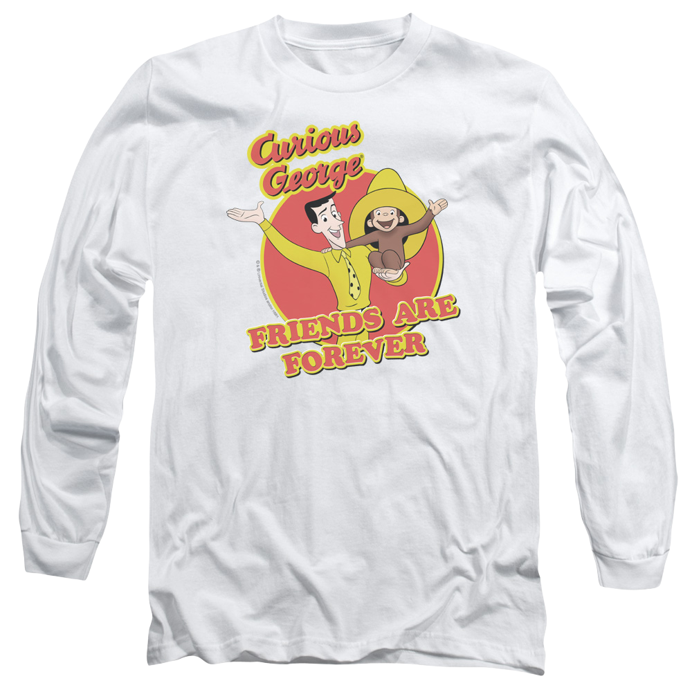 Curious George Friends - Men's Long Sleeve T-Shirt Men's Long Sleeve T-Shirt Curious George   